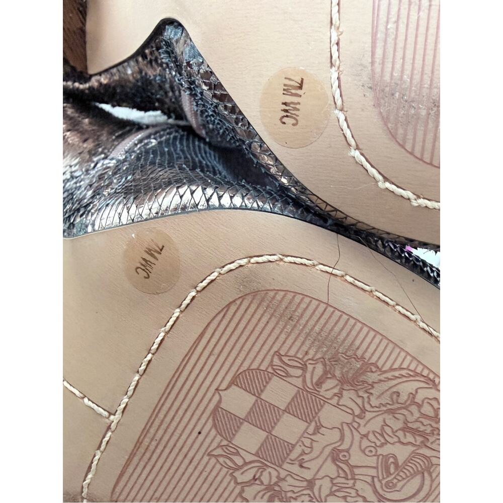 Vince Camuto Minnada Wide Calf Over The Knee Heeled Boots size 7 Warm Pewter - Picture 12 of 12